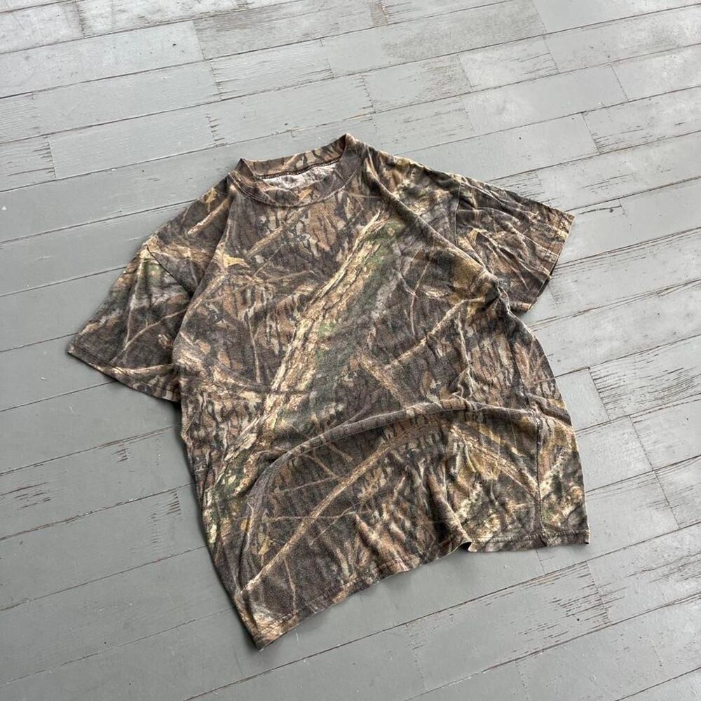 Vintage Camo Streetwear Y2K AOP Tee Shirt